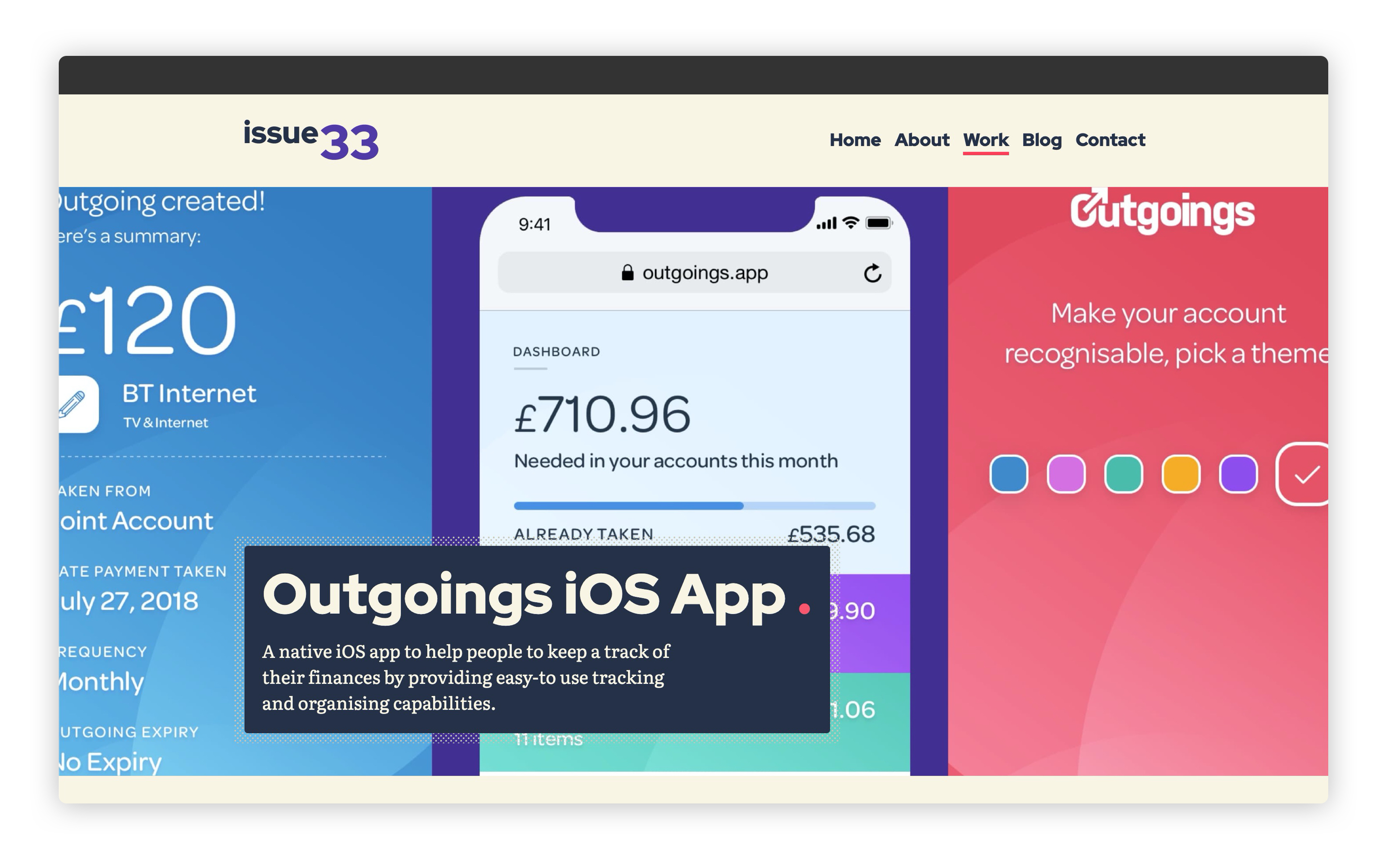 The hero with key facts peak through